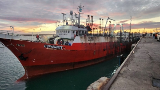 La paz social lograda en el puerto de Deseado permite una excelente temporada en la zafra del calamar