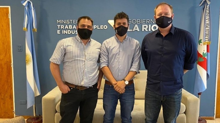 Reunión con autoridades de Comercio Exterior de La Rioja
