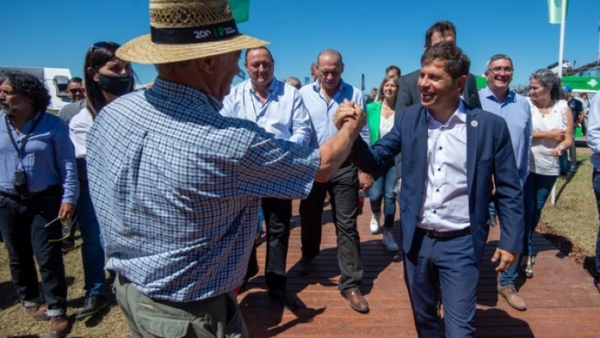 Kicillof participó de la inauguración de Expoagro 2022