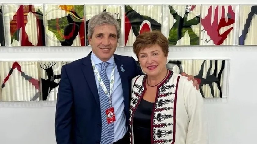 Luis Caputo participó en la Reunión de Ministros del G20 y se reunió con la Directora Gerente del FMI