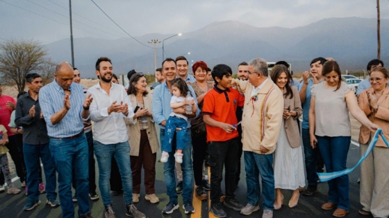 Siján cuenta con nuevo acceso asfaltado gracias al Plan de Infraestructura Vial Provincial