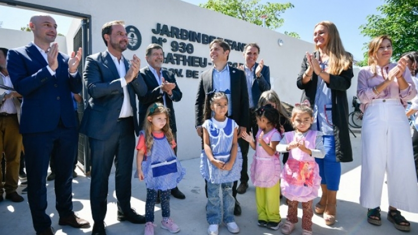 Kicillof inauguró infraestructura educativa y sanitaria en la localidad de Matheu
