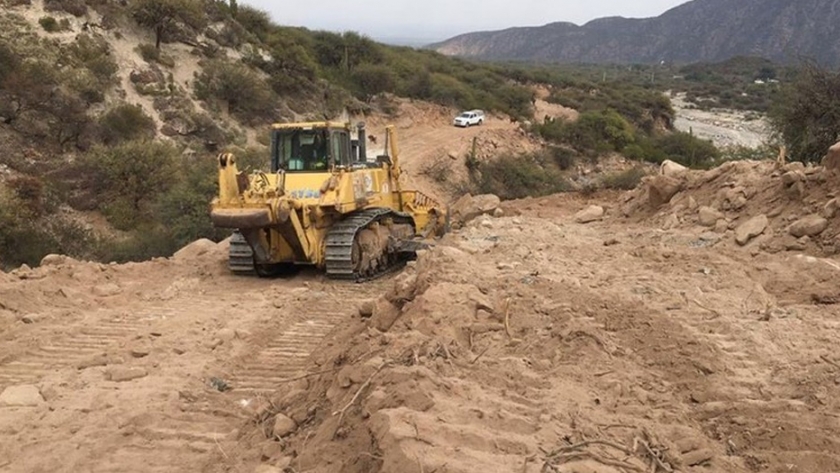 Continúan los trabajos en la obra de la nueva ruta Andalgalá Aconquija