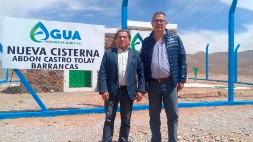 Jujuy: obras de agua potable beneficiaron a lugareños de Barrancas