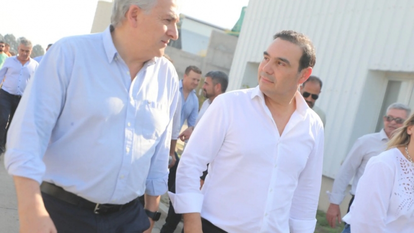 En Santa Rosa, Valdés y Morales recorrieron el Parque Foresto-Industrial y la Planta de Biomasa