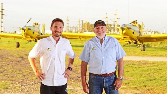 Familia Casajús: más de 25 años de trayectoria en aviación agrícola
