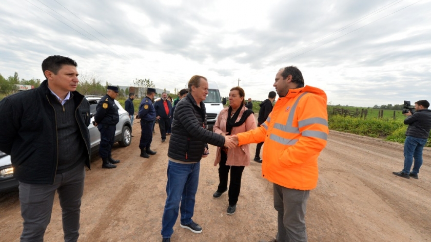 La obra sobre la ruta provincial 23 avanza a buen ritmo en cuatro frentes simultáneos