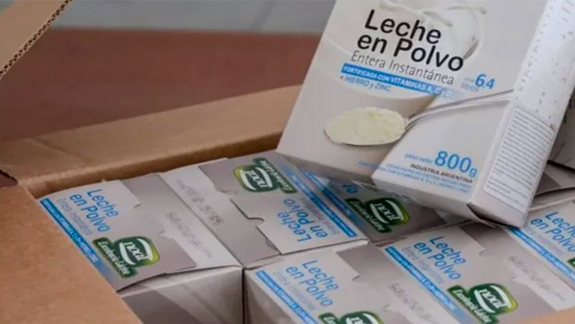 Fuerte caída en la exportación de productos lácteos