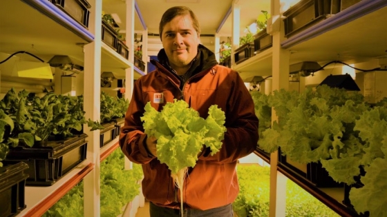 El argentino que cultiva vegetales en la Antártida: “Es un sistema sin límites, se puede producir cualquier cosa”