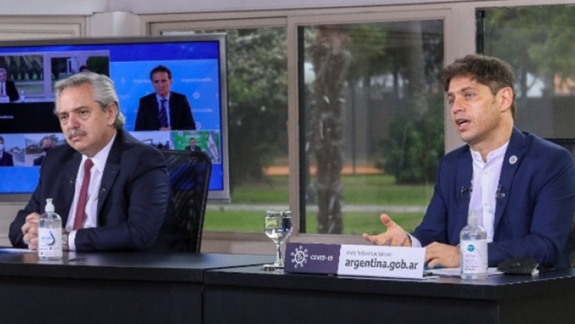 Kicillof participó del reinicio de obras del Corredor del Atlántico junto al presidente Alberto Fernández