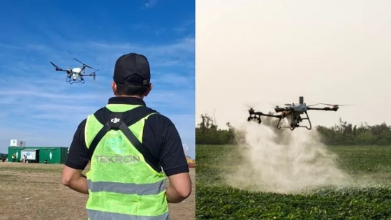 Drones agrícolas: cuánto puede ganar un piloto y su ayudante