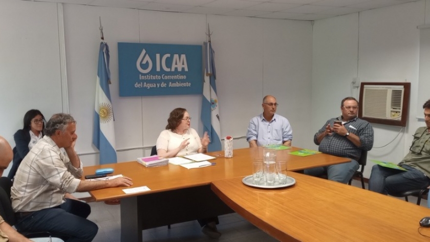 Reunión en ICAA con los Regantes del río Corriente