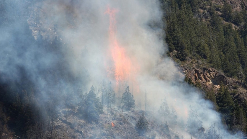 Continúa el despliegue de recursos de la Nación para el combate de los incendios en El Bolsón