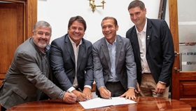 Firmaron el contrato de concesión entre el EPAS y la municipalidad de Neuquén