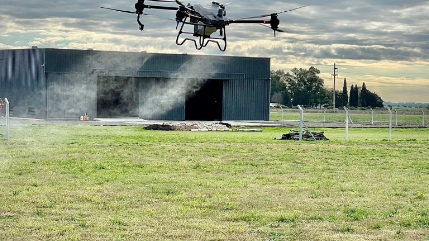 Aviones, terrestres y drones en una misma jornada de actualización técnica