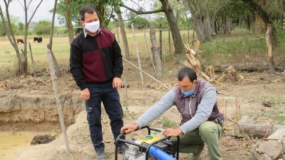 Riacho He-Hé: trabajan en reservorios comunitarios para asegurar el agua ante pronunciada sequía