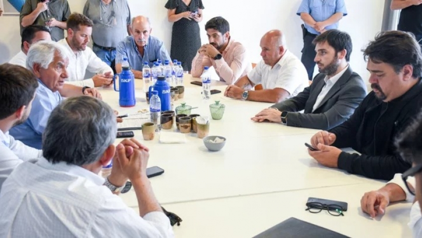El Gobernador y el Intendente de Madryn se reunieron con autoridades de CIMA