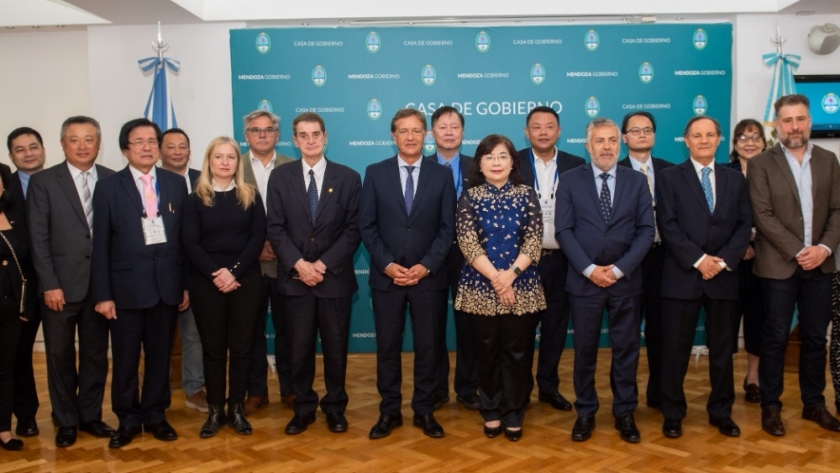 Suarez y Cornejo se reunieron con miembros de una misión comercial de Taiwán