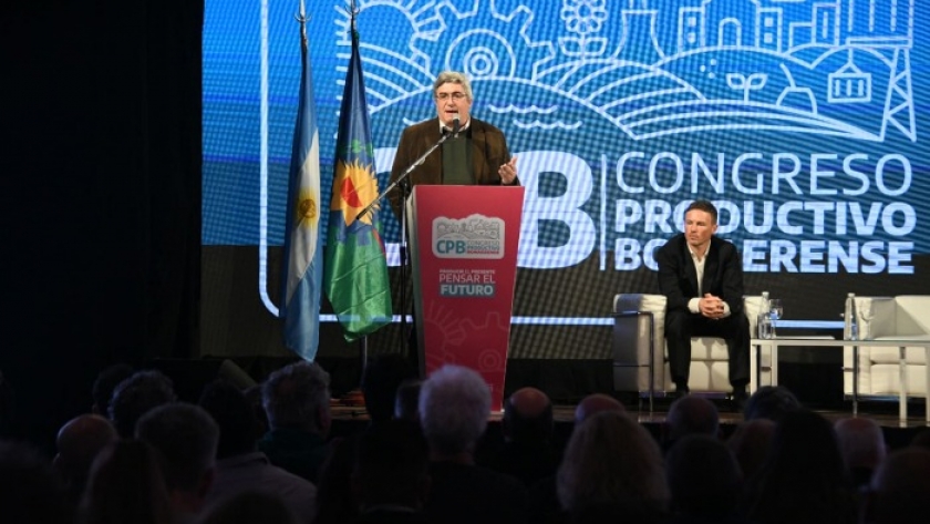 Rodríguez y Costa inauguraron el Congreso Productivo Bonaerense con foco en sostenibilidad e innovación