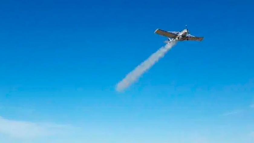 Siembra desde el aire