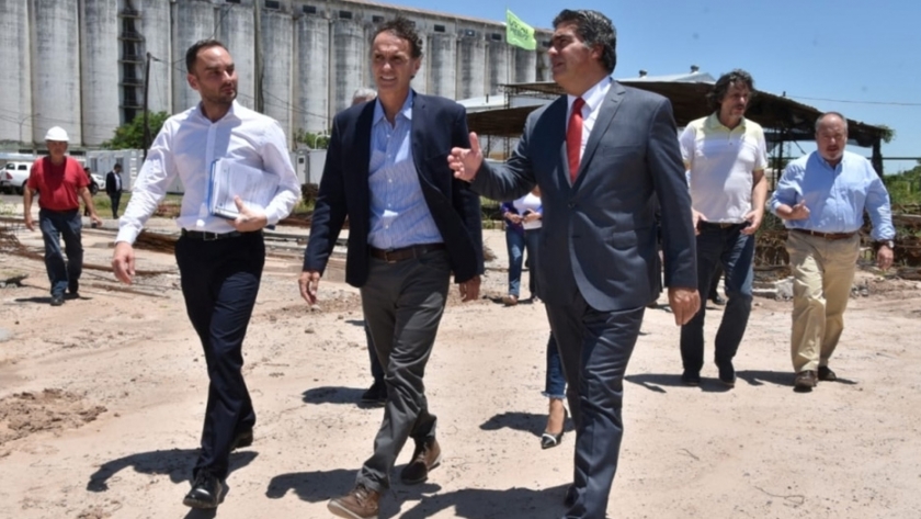 Katopodis recorrió junto a Capitanich la obra del Segundo Acueducto para el interior del Chaco