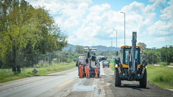 Ruta 9/34: avanza la etapa final de la repavimentación entre Rosario de la Frontera y Metán