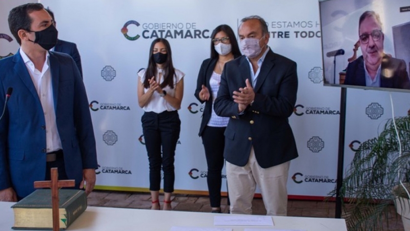 El Gobernador puso en funciones al nuevo ministro de Agricultura y Ganadería