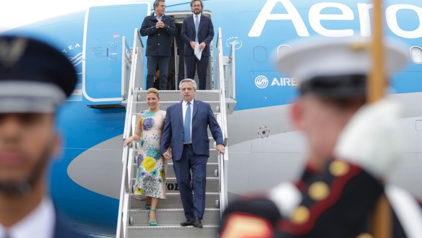 El Presidente llegó a Estados Unidos para participar de la IX Cumbre de las Américas