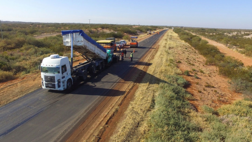 San Luis: se reactivó la repavimentación de la RN20
