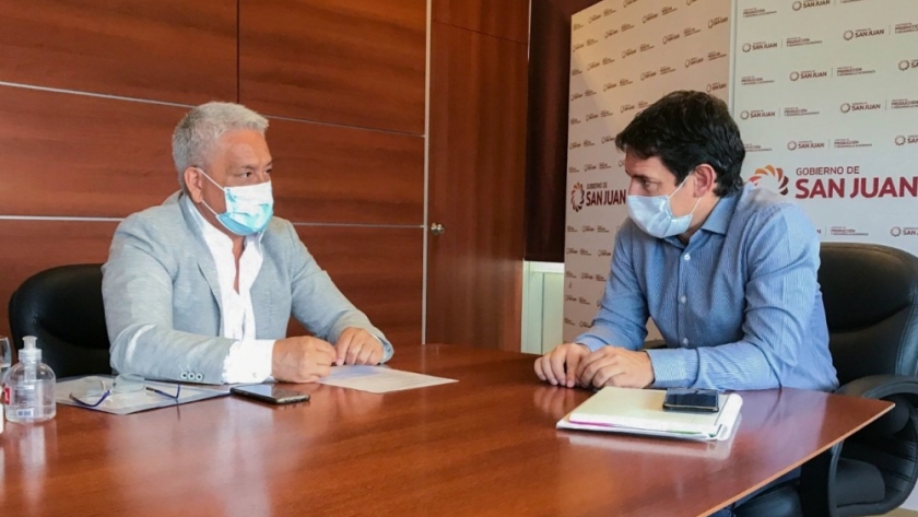 Lucero se reunió con el intendente de 25 de Mayo