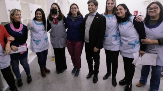 Kicillof inauguró el Jardín de Infantes N° 991 en La Plata