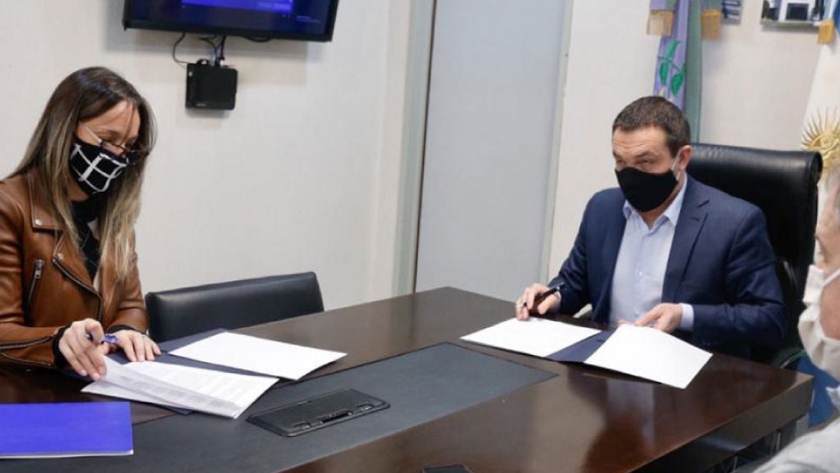 Firmaron convenio para iniciar nuevas obras en Florencio Varela