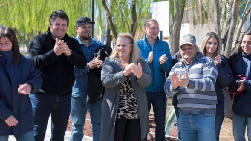 Gutiérrez inauguró el boulevard Ailín del barrio Río Grande