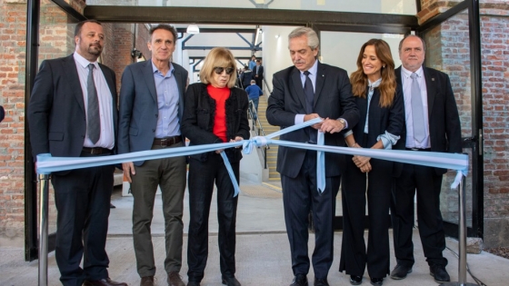 Junto al presidente Alberto Fernández inauguramos nuevos edificios en la Universidad Nacional de Lanús