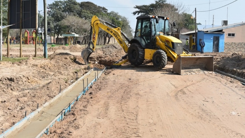 Corrientes emprende la construcción de cordón cuneta en 40 cuadras de Laguna Brava