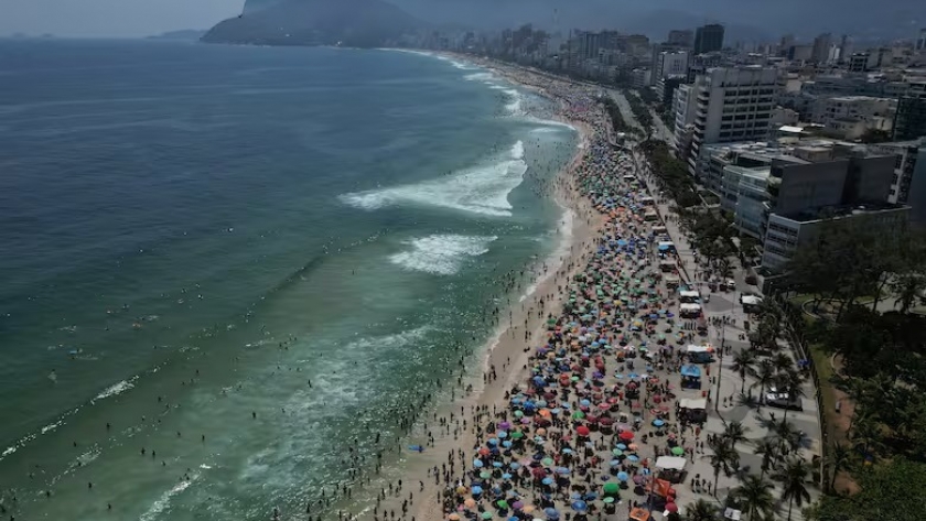 Alerta en Río de Janeiro: sensación térmica podría superar los 62°C en plena ola de calor