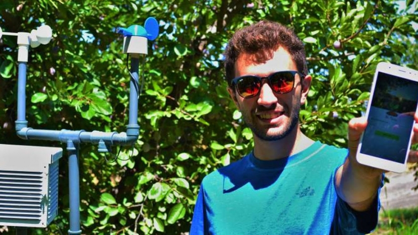 Tecnología: joven mendocino crea un sistema contra las heladas