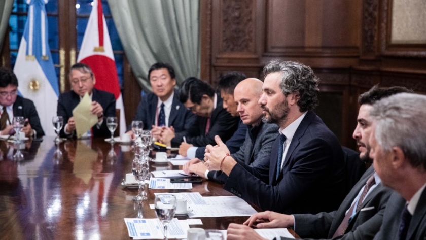 Cafiero recibió a Federación Empresarial de Japón para ampliar y fortalecer el comercio bilateral