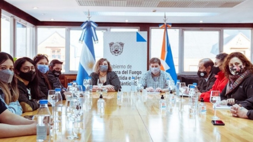 El Gobernador Gustavo Melella recibió a trabajadores y trabajadoras de Digital Fueguina