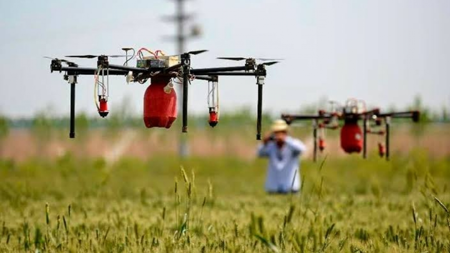 Drones agrícolas en Las Varillas: nueva formación