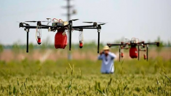 Drones agrícolas en Las Varillas: nueva formación