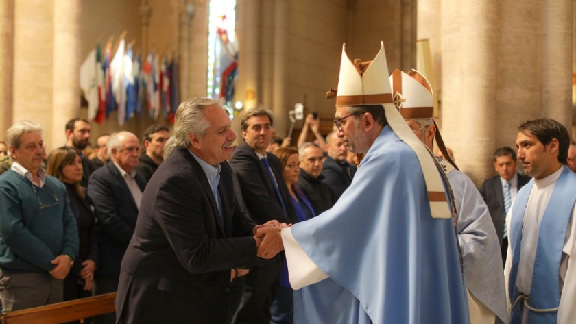 El presidente asistió en Luján a la 