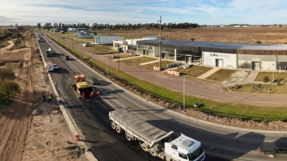 Villa María obra avanza en la Circunvalación Sudeste