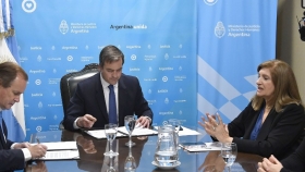 Bordet firmó convenio con Nación para la atención conjunta de las víctimas de delitos