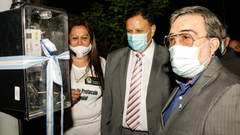 El gobernador Ricardo Quintela inauguró obra de infraestructura eléctrica