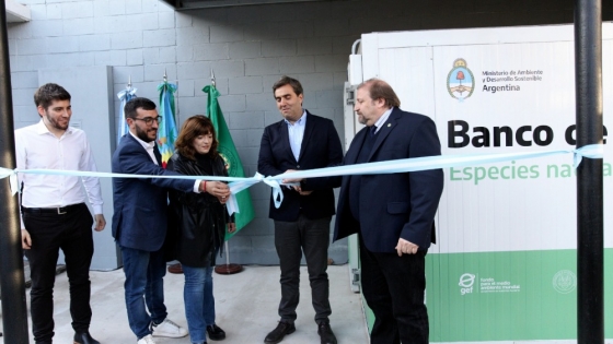 <El Ministerio de Ambiente inauguró un banco de germoplasma en la Universidad Nacional de Luján