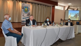 Colonia Barón: Ziliotto y la intendenta Luengo firmaron un convenio para obras de asfalto