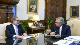 El Presidente recibió al embajador argentino en Estados Unidos, Jorge Argüello