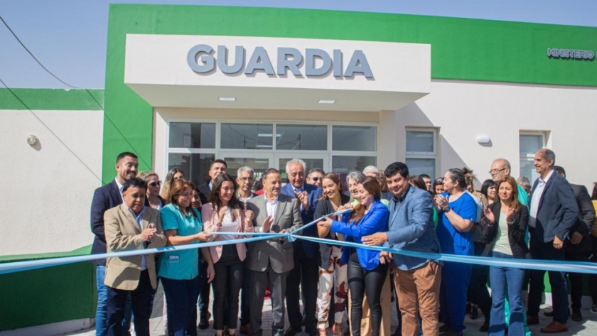 Quintela inauguró la ampliación de la Guardia del Hospital de Arauco