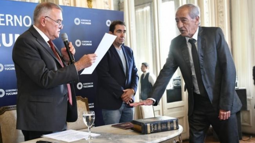 El gobernador Jaldo puso en funciones a Luis González en Trabajo